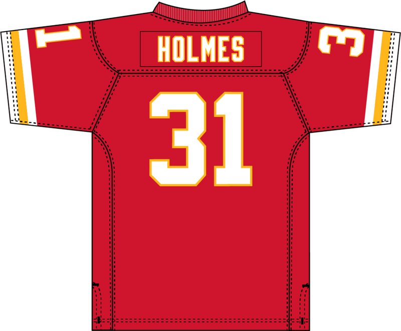 Mitchell & Ness Priest Holmes Kansas City Chiefs 2002 Red Legacy Jersey