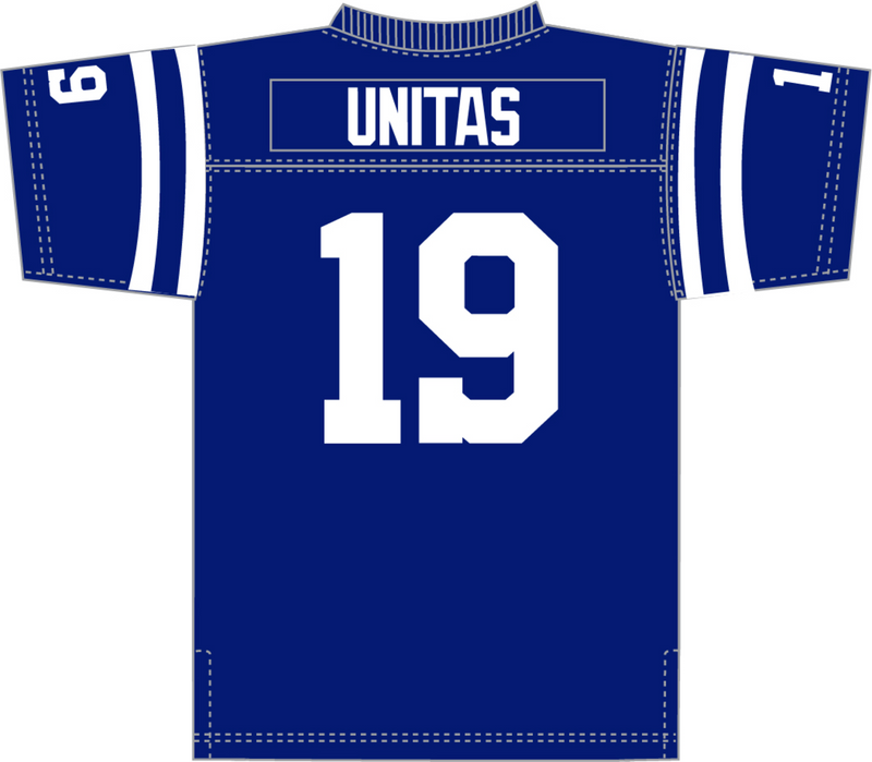 Mitchell & Ness Johnny Unitas Baltimore Colts 1967 Royal Legacy Jersey