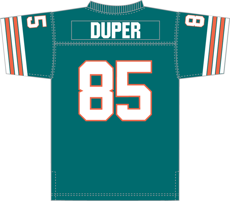 Mitchell & Ness Mark Duper Miami Dolphins 1984 Dolphins Blue Legacy Jersey