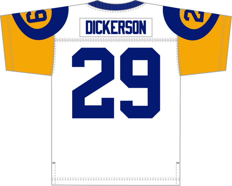 Mitchell & Ness Eric Dickerson Los Angeles Rams 1984 White Legacy Jersey