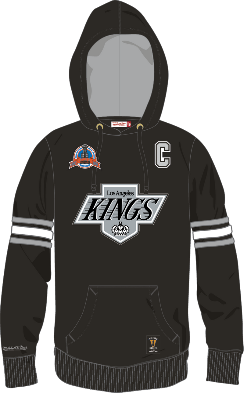 Mitchell & Ness Wayne Gretzky Los Angeles Kings 1992 Black Name & Number Fleece Hoodie