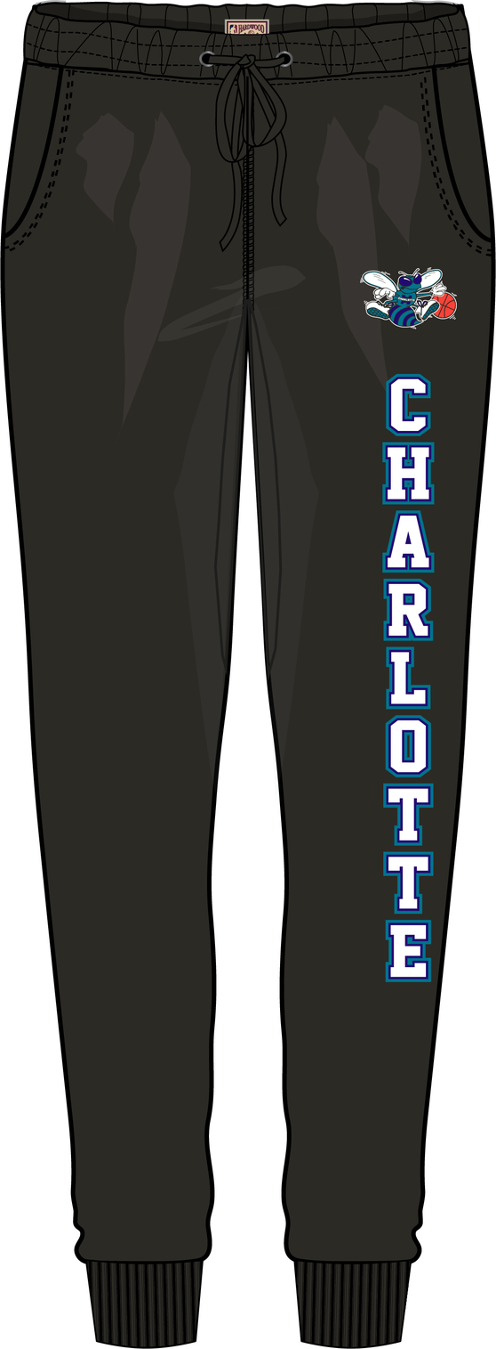 Mitchell & Ness Women's Charlotte Hornets Black W City Joggers
