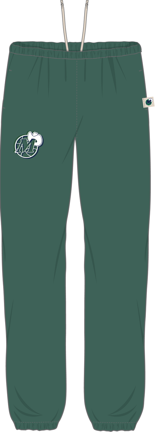 Mitchell & Ness Women's Dallas Mavericks Green W Golden Hour Glaze Sweatpants
