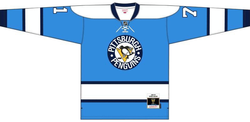 Mitchell & Ness Evgeni Malkin Pittsburgh Penguins 2008 Light Blue Jersey