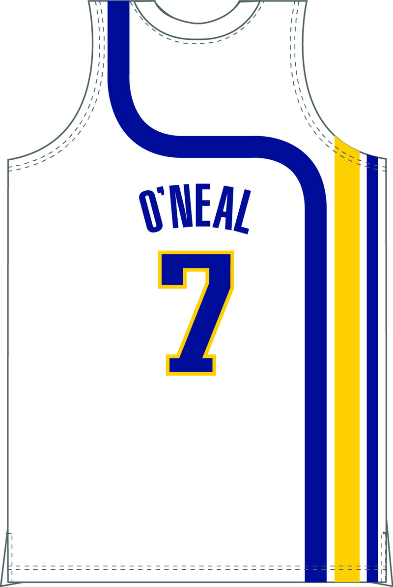 Mitchell & Ness Jermaine O'Neal Indiana Pacers 2003 Hardwood Classics White Jersey