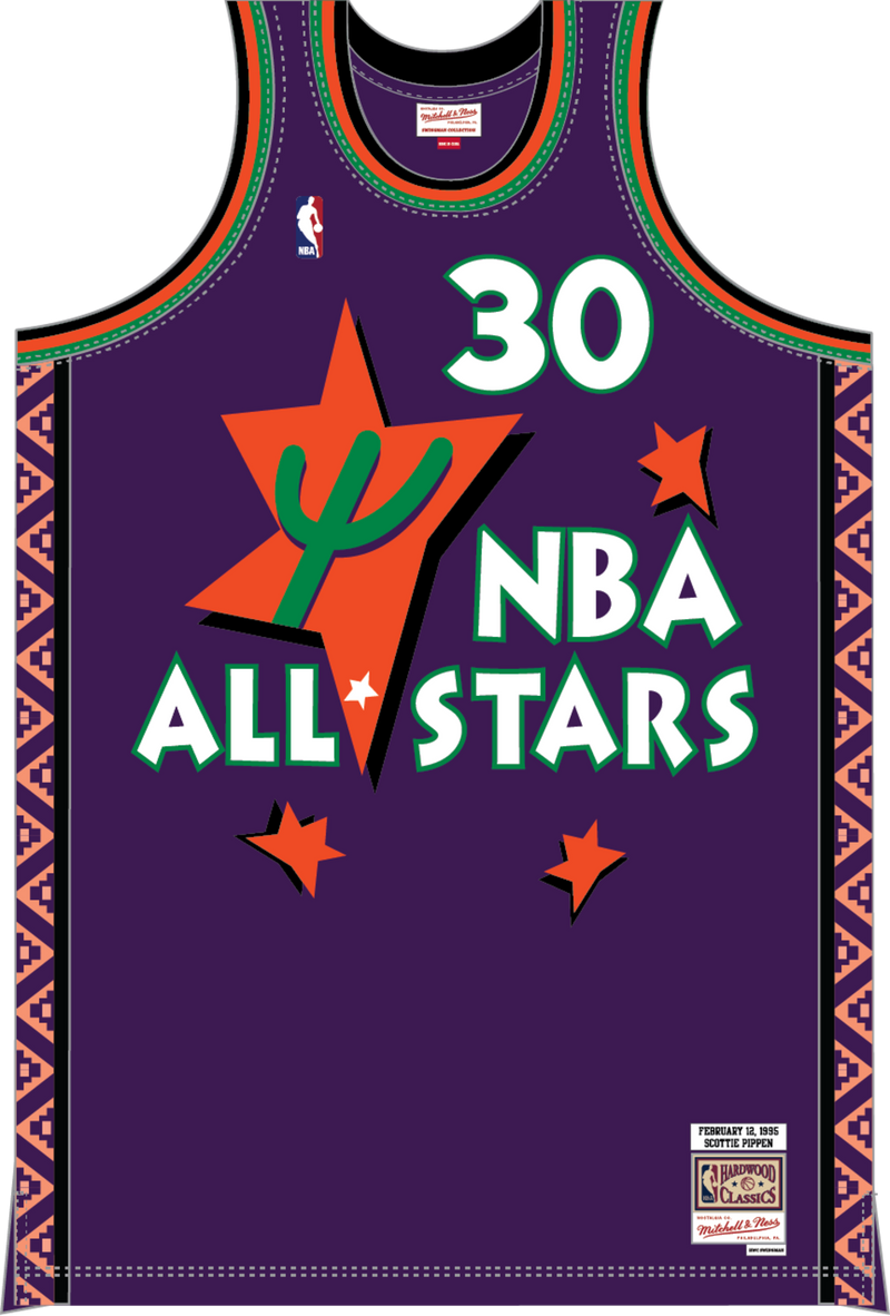 Mitchell & Ness Scottie Pippen NBA All-Star 1995 Purple Swingman Jersey