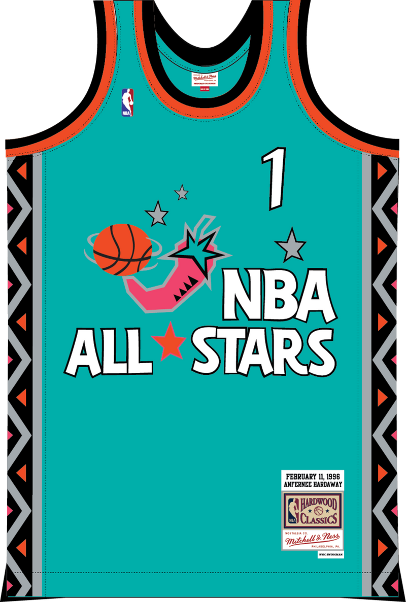 Mitchell & Ness Penny Hardaway NBA All-Star 1996 Teal Swingman Jersey