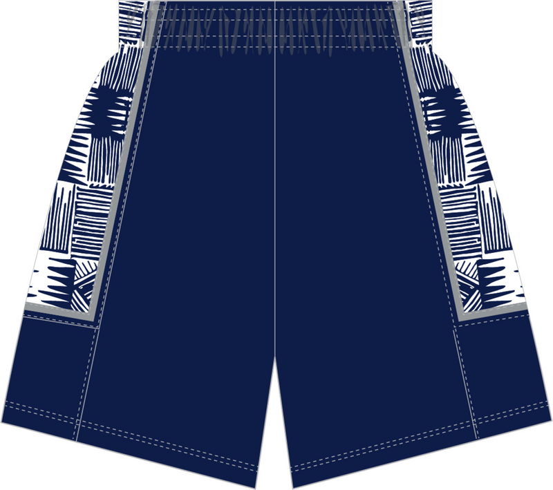 Mitchell & Ness Georgetown University 1995 Navy Shorts