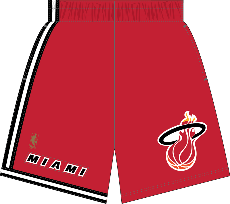 Mitchell & Ness Miami Heat 1996-97 Scarlet Swingman Shorts Alternate