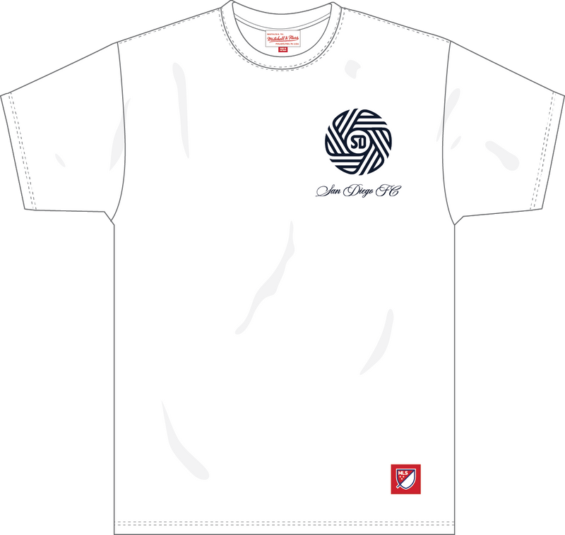 Mitchell & Ness San Diego FC White Legacy Made Lc T-Shirt