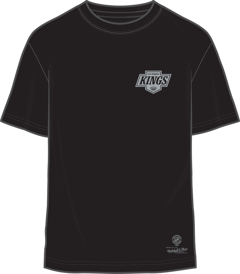 Mitchell & Ness Los Angeles Kings Black Penalty Box 4.0 Arch T-Shirt