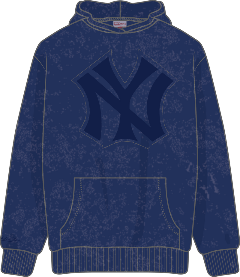 Mitchell & Ness New York Yankees Navy Downtown Collection Fleece Hoodie