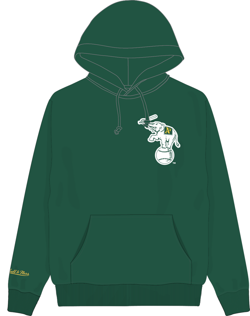 Mitchell & Ness Rickey Henderson Oakland Athletics Green Player Collection Hoodie