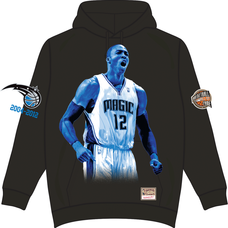 Mitchell & Ness Dwight Howard Orlando Magic Black Ultimate Player Hoodie