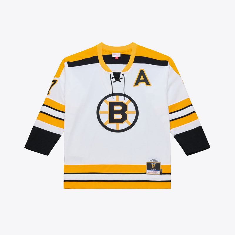 Mitchell & Ness Phil Esposito Boston Bruins White 1969-70 Power Play Jersey