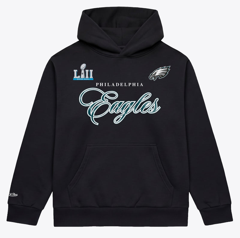 Mitchell & Ness Philadelphia Eagles Black Legacy Made Hoodie