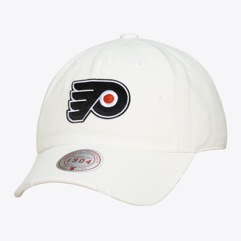 Mitchell & Ness Philadelphia Flyers White 1904 Adjustable Dad Hat