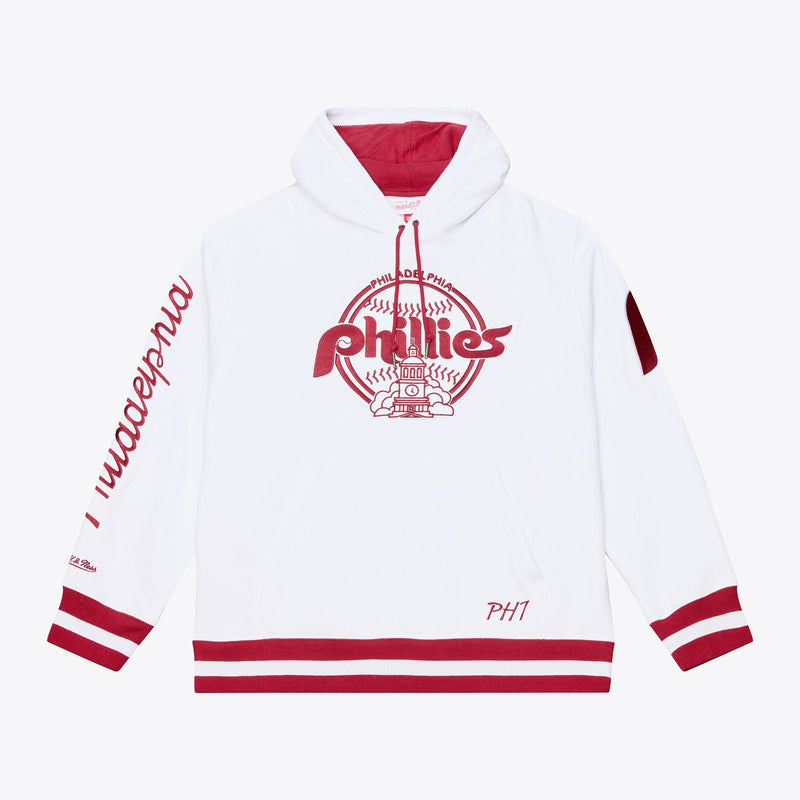 Mitchell & Ness Philadelphia Phillies Arctic White Fleece Hoodie