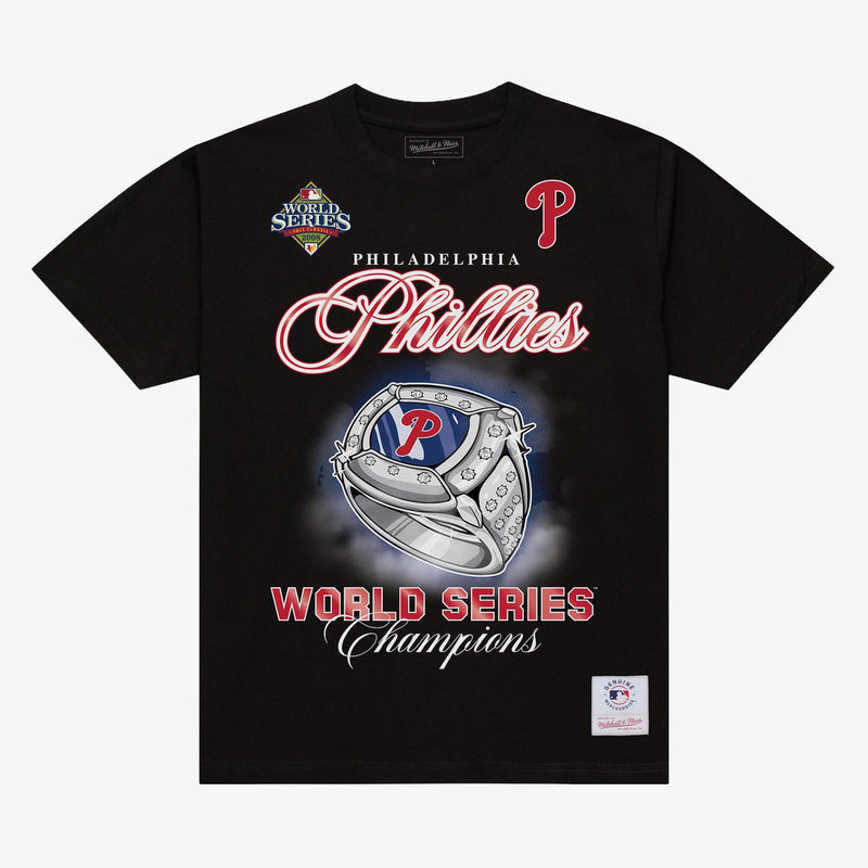 Mitchell & Ness Philadelphia Phillies Black Legacy Made T-Shirt