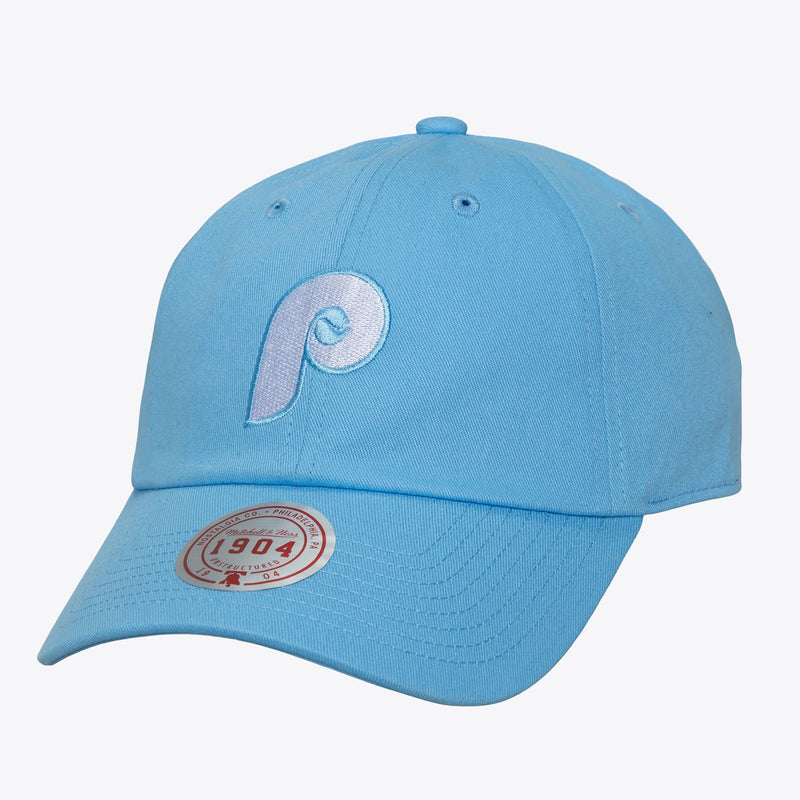 Mitchell & Ness Philadelphia Phillies Light Blue Cooperstown Gleam 1904 Dad Adjustable Hat