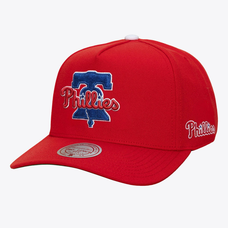 Mitchell & Ness Philadelphia Phillies Red Legendary Away Pro Pinch Snapback Hat