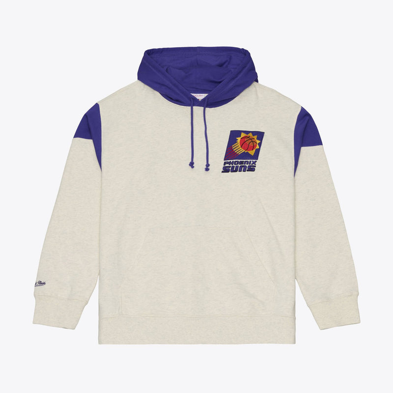 Mitchell & Ness Phoenix Suns Cream Retro Roots French Terry Hoodie
