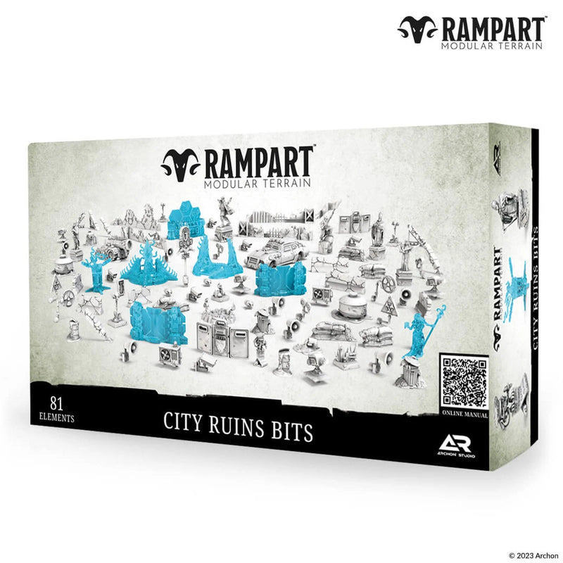 Rampart City Ruins Bits Terrain Set - Over 80 Pieces