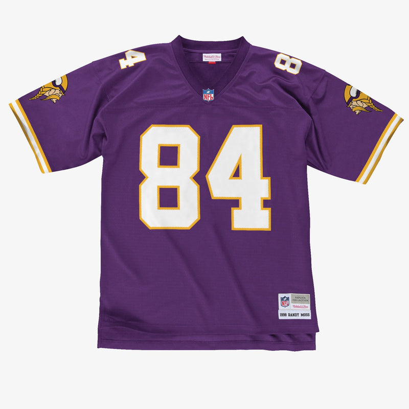 Mitchell & Ness Randy Moss Minnesota Vikings 1998 Purple Legacy Player Jersey