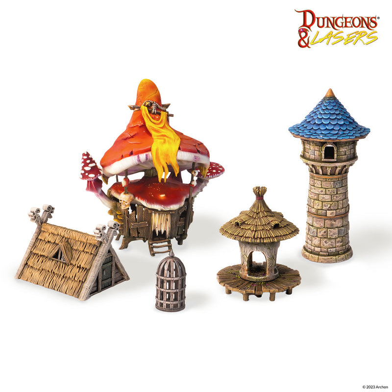 Dungeons & Lasers Village Pack - Terrain Set