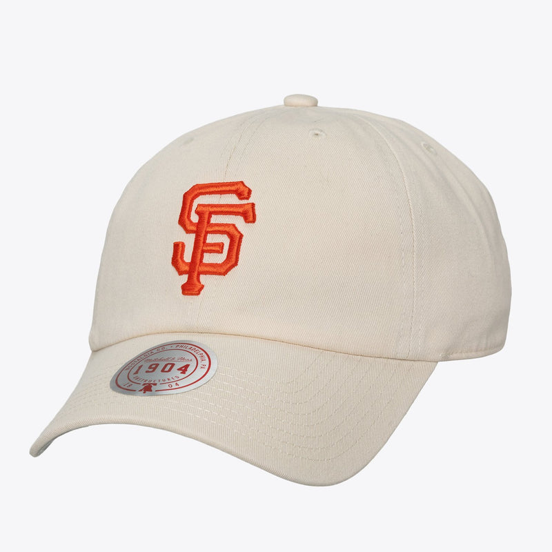 Mitchell & Ness San Francisco Giants Cream Off-Season 1904 Dad Adjustable Hat