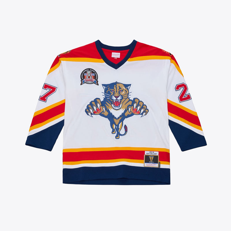 Mitchell & Ness Scott Mellanby Florida Panthers White 1995-96 Power Play Jersey