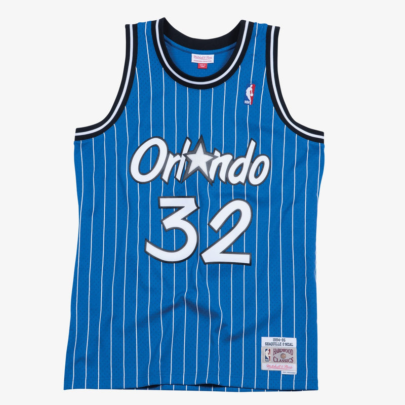 Mitchell & Ness Shaquille O'Neal Orlando Magic 1994-95 Blue Swingman Player Jersey