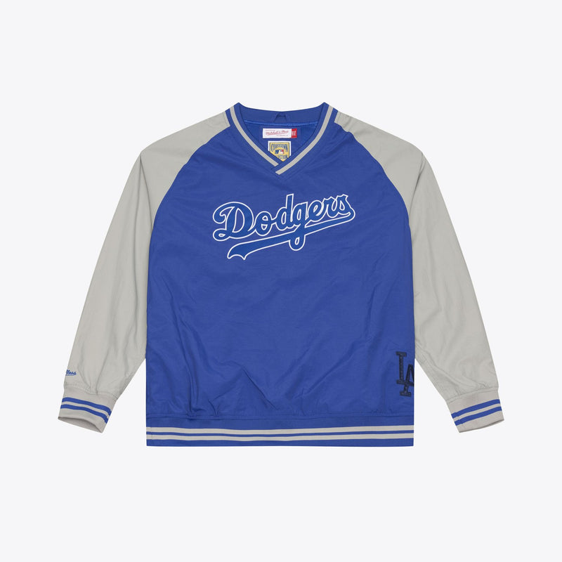 Mitchell & Ness Los Angeles Dodgers Royal/Silver Nylon Pullover