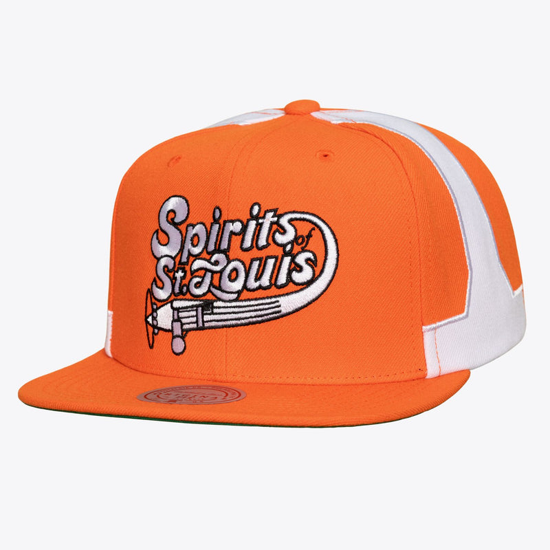 Mitchell & Ness Spirits of St. Louis Orange ABA Suit Up Snapback Hat
