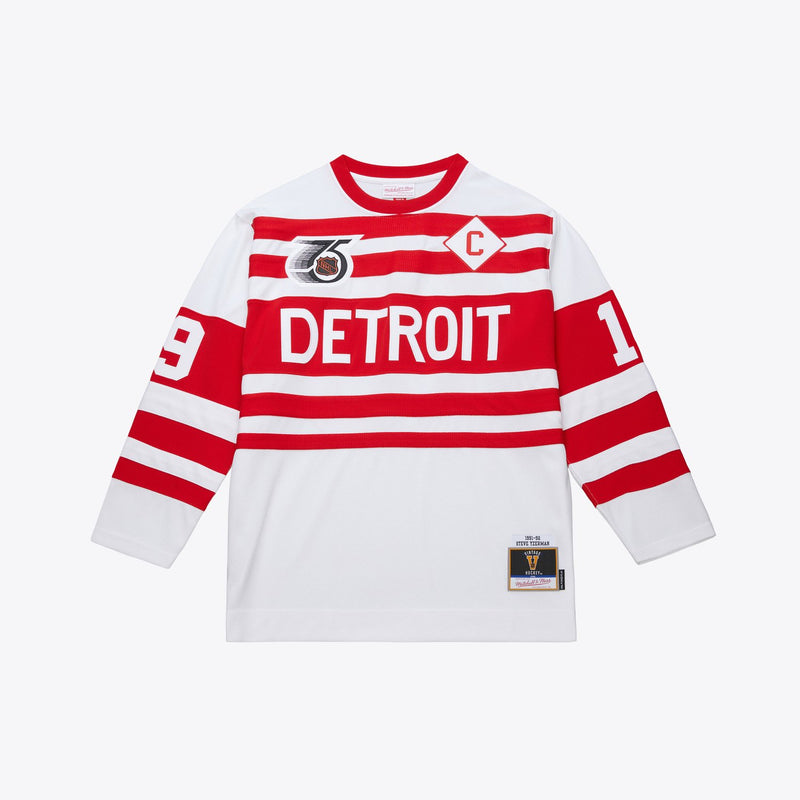 Mitchell & Ness Steve Yzerman Detroit Red Wings White 1991-92 Power Play Jersey