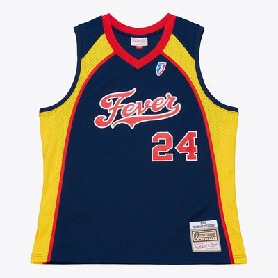 Mitchell & Ness Tamika Catchings Indiana Fever 2002 Navy Swingman Jersey