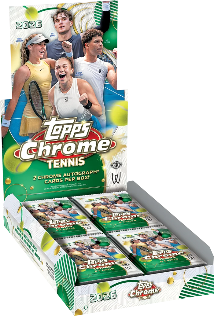2026 Topps Chrome Tennis Hobby Box