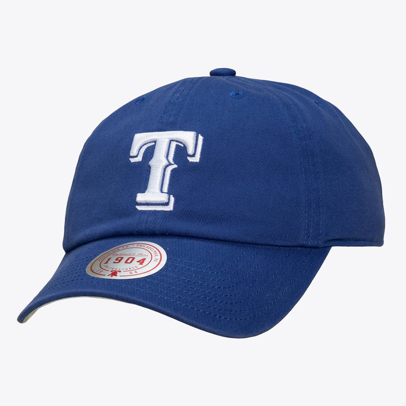Mitchell & Ness Texas Rangers Blue 1904 Adjustable Dad Hat