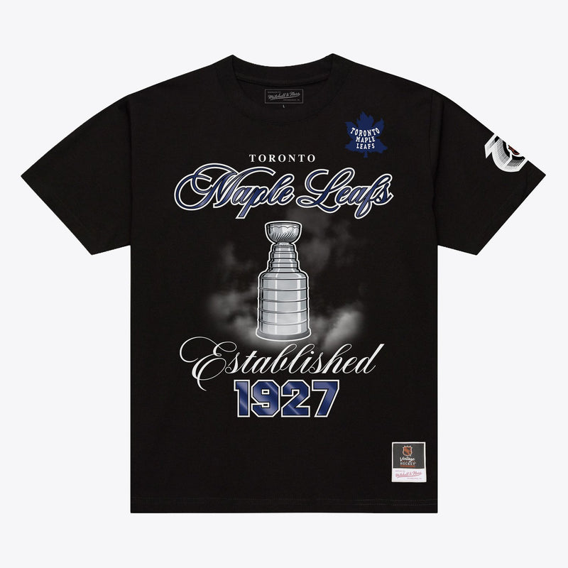 Mitchell & Ness Toronto Maple Leafs Black Legacy Made T-Shirt