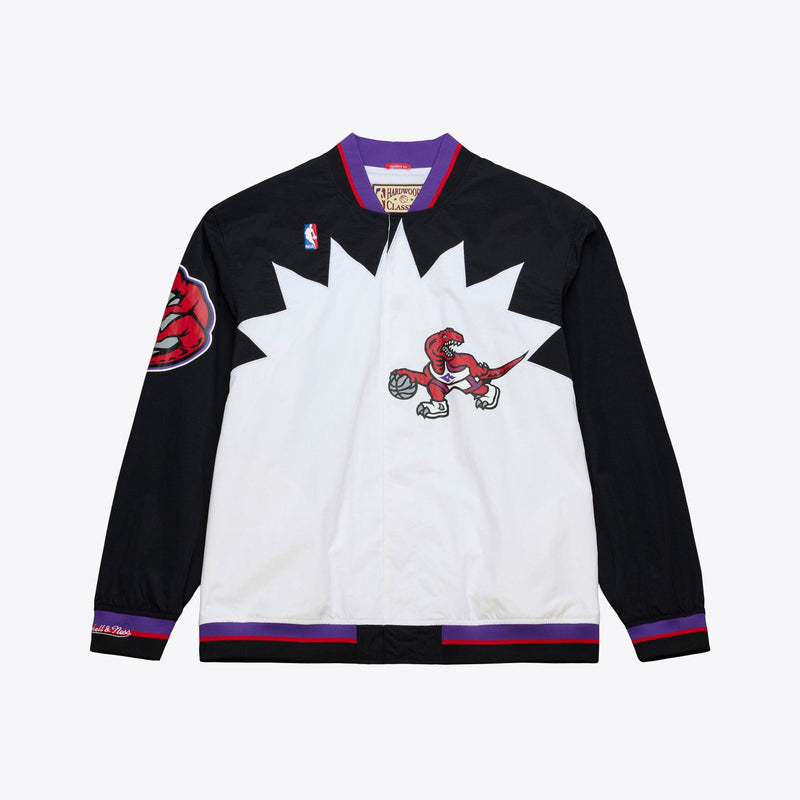 Mitchell & Ness Toronto Raptors 1998-99 White Authentic Full-Snap Warm-Up Jacket