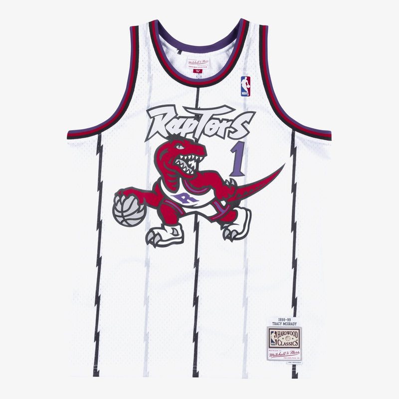 Mitchell & Ness Tracy McGrady Toronto Raptors 1998-99 White Swingman Player Jersey