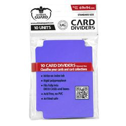 Ultimate Guard Card Dividers Standard Size (10 Count) - Purple