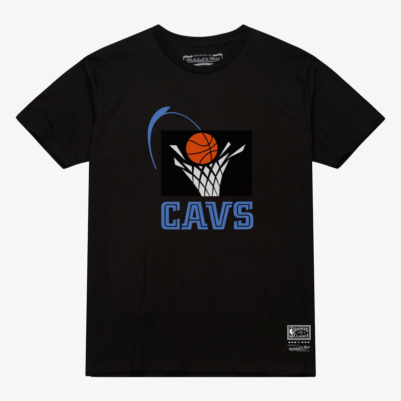 Cleveland Cavaliers Mitchell & Ness Unisex Hardwood Classics Arch T-Shirt - Black