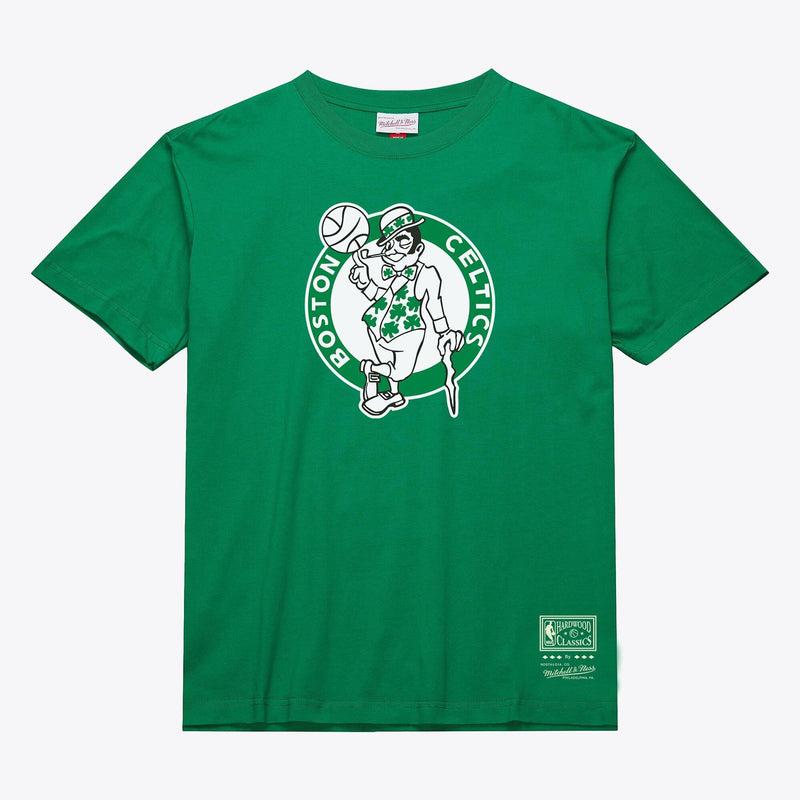 Boston Celtics Mitchell & Ness Unisex Hardwood Classics Arch T-Shirt - Kelly Green