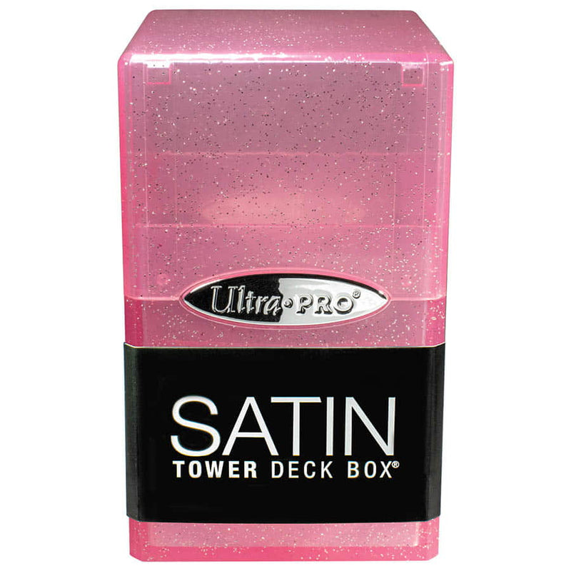 Ultra Pro Satin Tower Deck Box - Glitter Pink