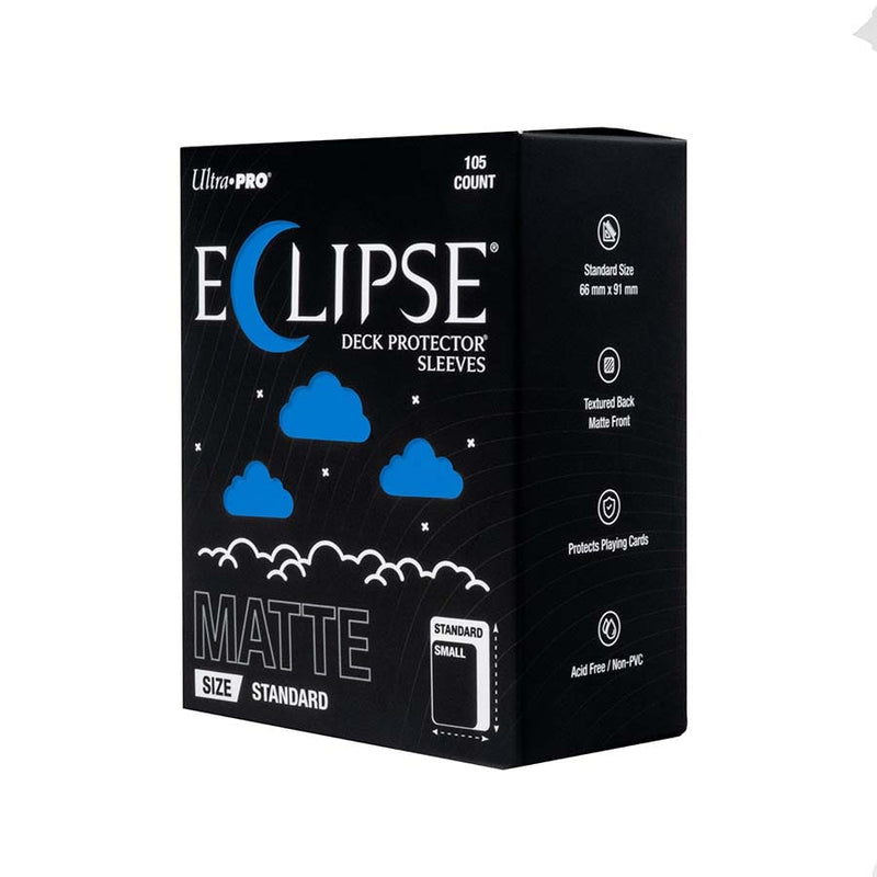 Ultra Pro Eclipse Matte Standard Deck Protector Sleeves (105 Count) - Pacific Blue