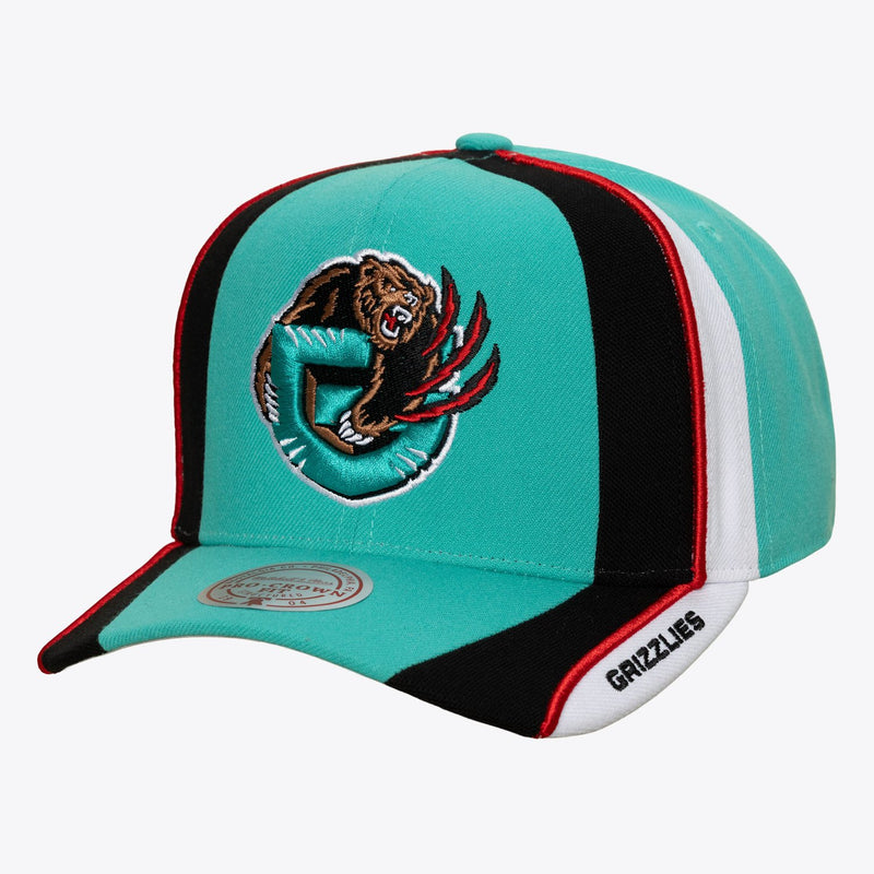 Mitchell & Ness Vancouver Grizzlies Teal Hardwood Classics 404 Club Downforce Pro Crown Snapback Hat