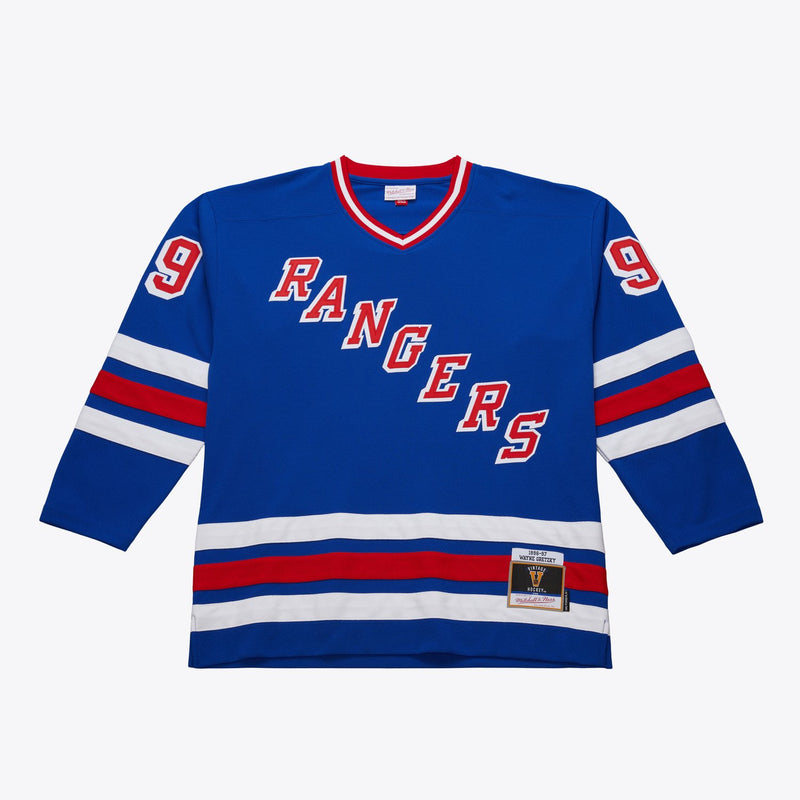 Mitchell & Ness Wayne Gretzky New York Rangers 1996-97 Blue Power Play Player Jersey