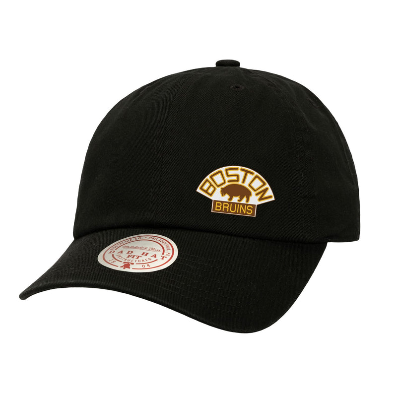 Boston Bruins Mitchell & Ness Women's Micro Lefty Adjustable Hat - Black
