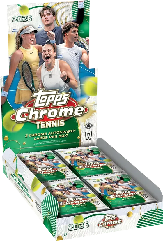 2026 Topps Chrome Tennis Hobby Box